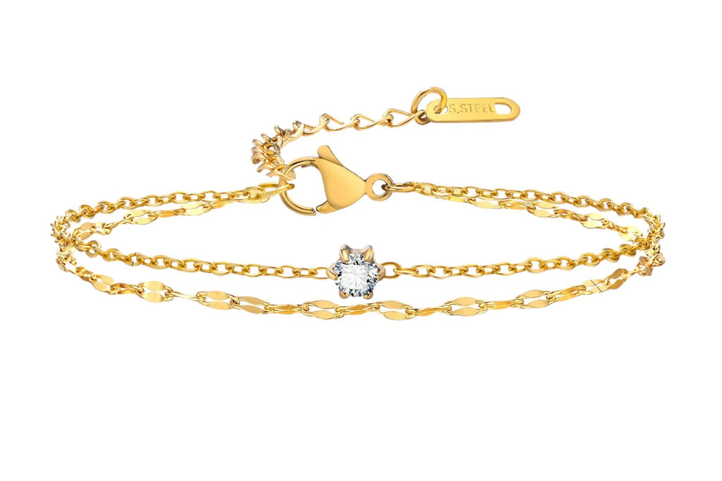 Pulsera Doble Brillo