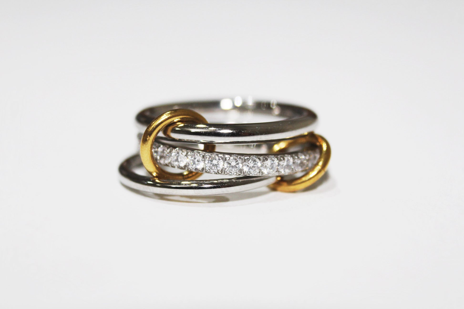 Anillo Spinelli Solarium Silver