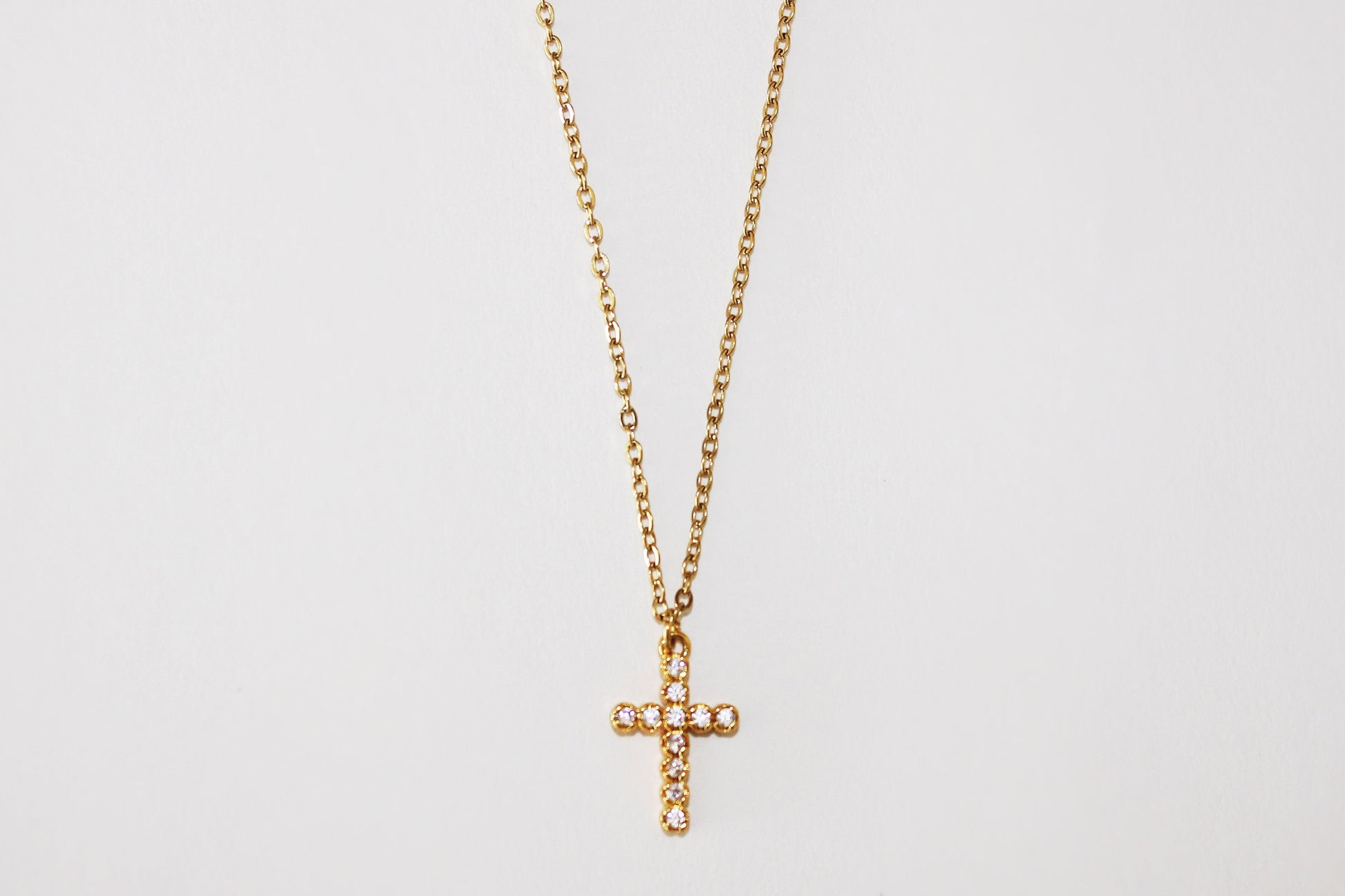 Collar Cruz Brillos
