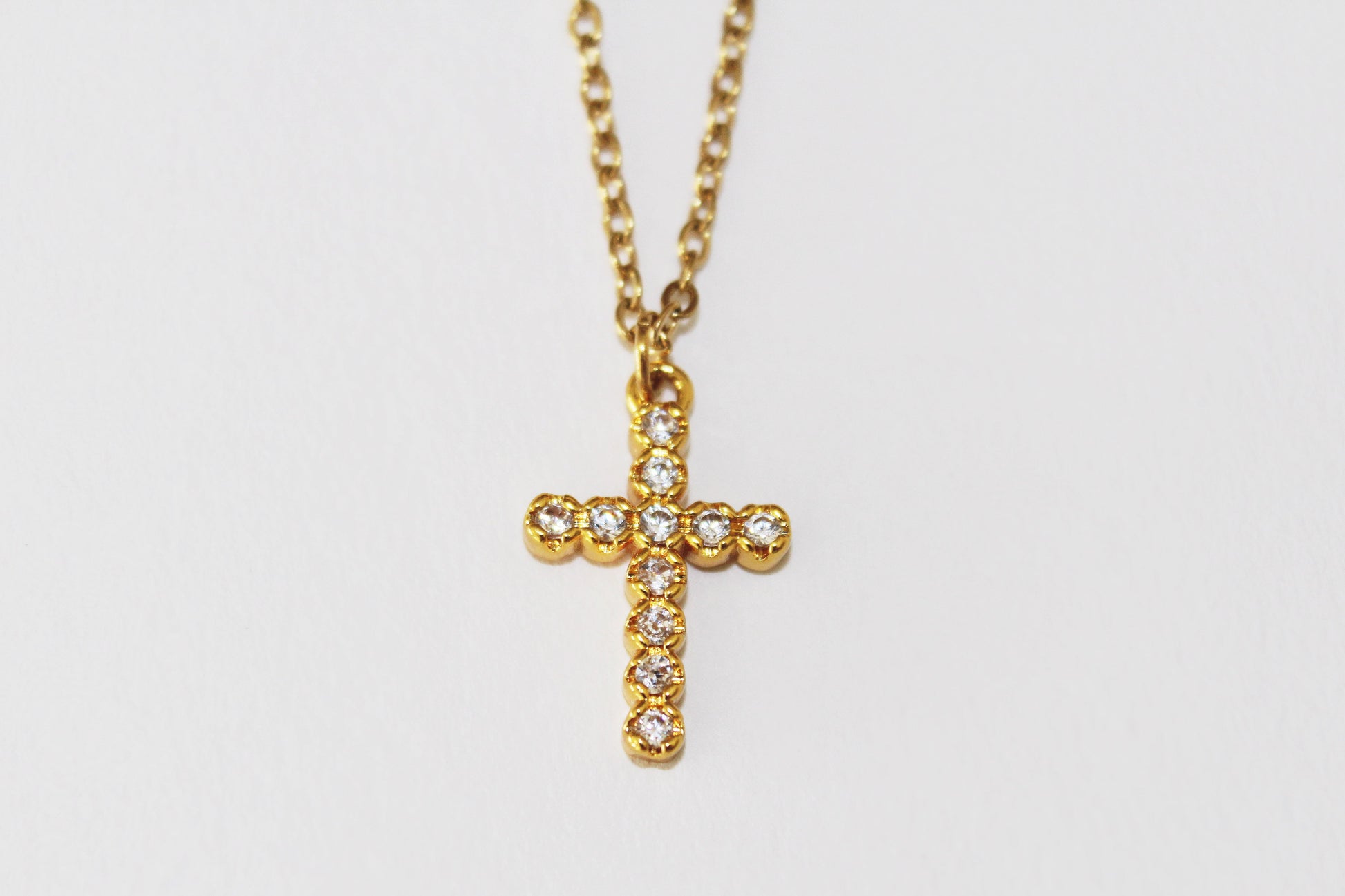 Collar Cruz Brillos